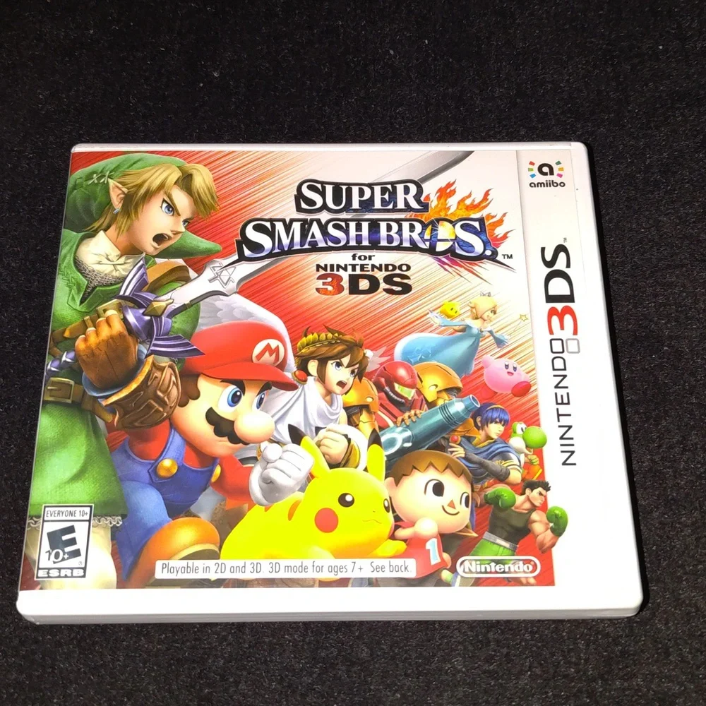 Super Smash Bros- Nintendo 3DS ***CASE ONLY / NO GAME / Authentic /USA